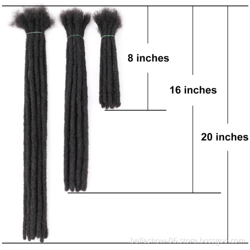 Synthetic dreadlocks extensions accessories beads jewelry soft dreadlocks braids crochet needle making machine crochet dreadlock